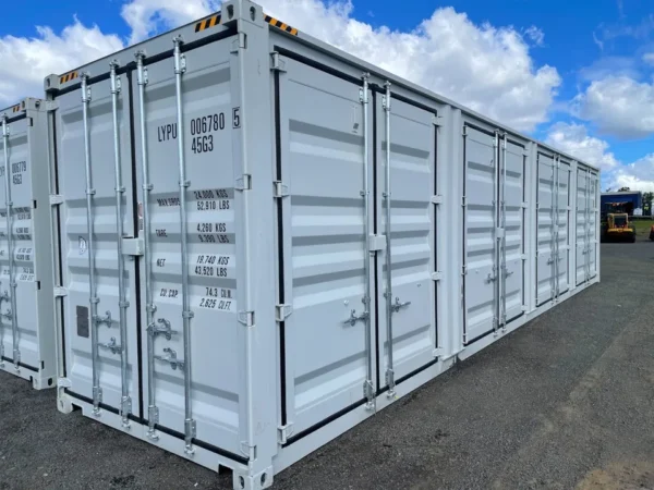 40FT-High-Cube-Storage-Shipping-Container2-600x450 40FT High Cube Storage Shipping Container Conex w/4 Open Side Door 9.5′ Tall