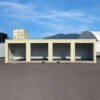 40ft High Cube Shipping Container With 4 Roll-Up Doors