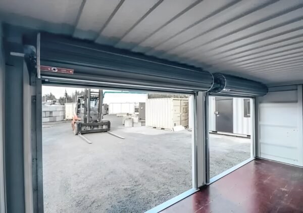 20ft Shipping Container With Double Roll-Up Doors Key