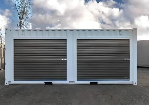 20ft Shipping Container With Double Roll-Up Doors Key