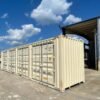 40ft High Cube Shipping Container With 4 Roll-Up Doors