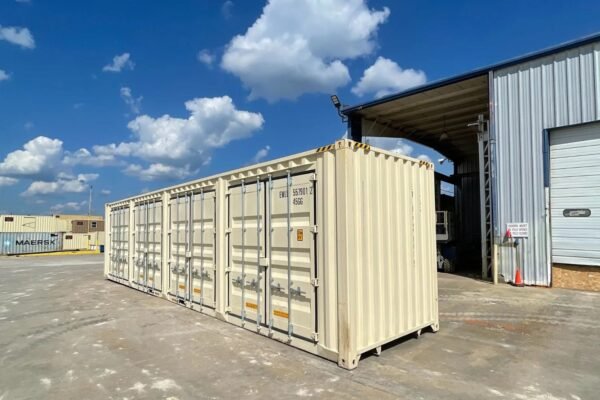 40ft High Cube Shipping Container With 4 Roll-Up Doors